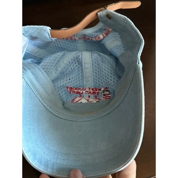 Lubec Maine Men's Blue 100% Cotton West Quoddy Head Light Baseball Cap One Size - Picture 2 of 4